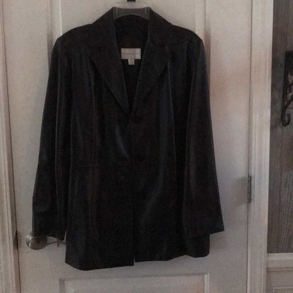 Black Leather Coat